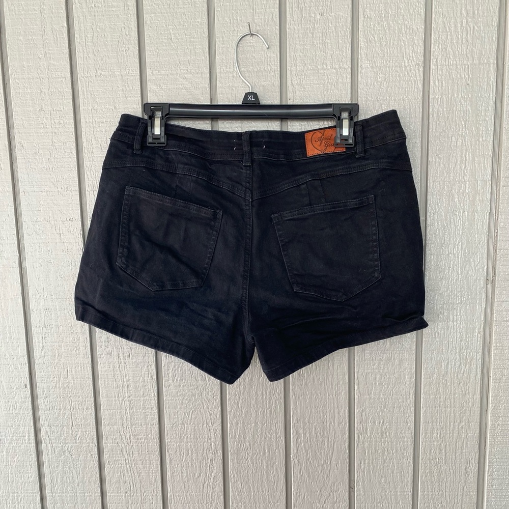 Black April Girl Shorts